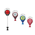 No Twist Carabiner Retractable Badge Reel (Chroma Digital Direct Print)